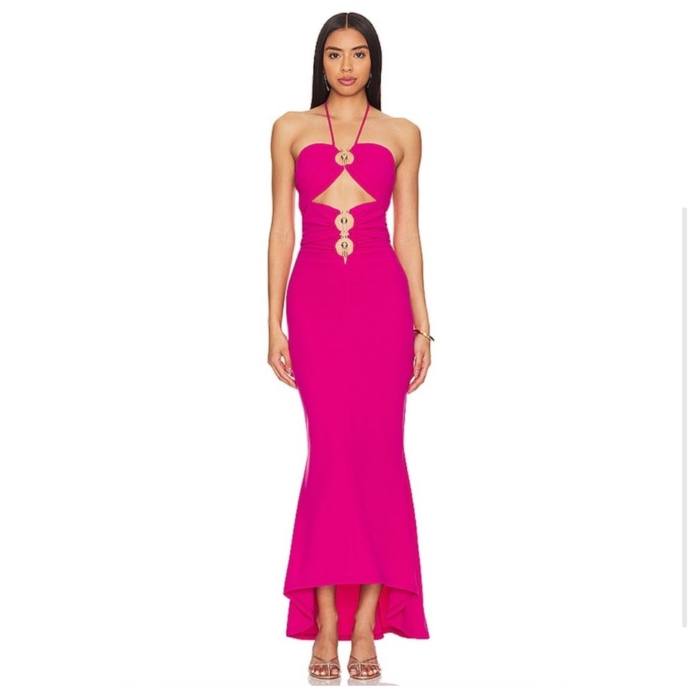 REVOLVE Pink Cutout Dress
